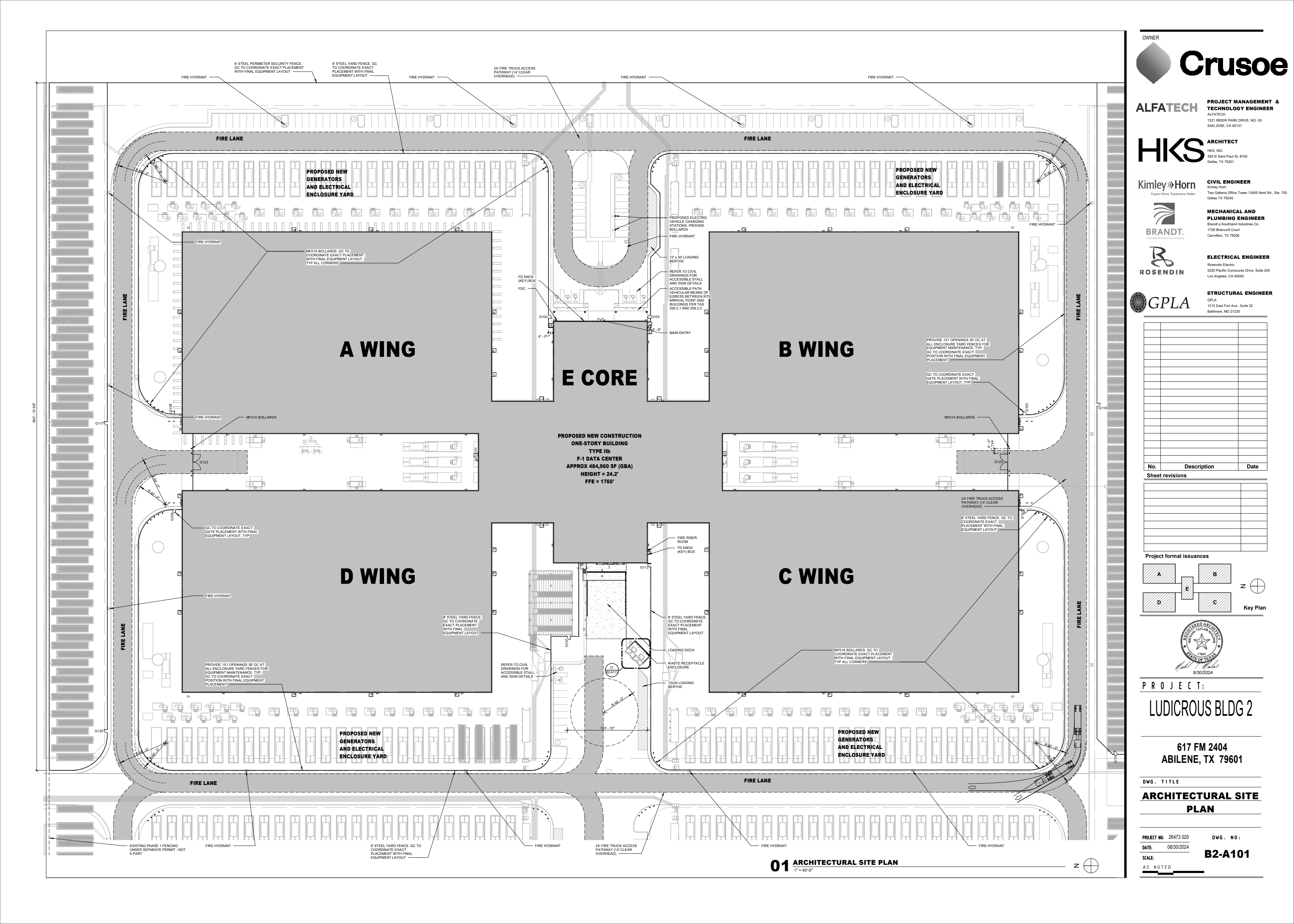 环境许可附件中的 Building 2 平面图